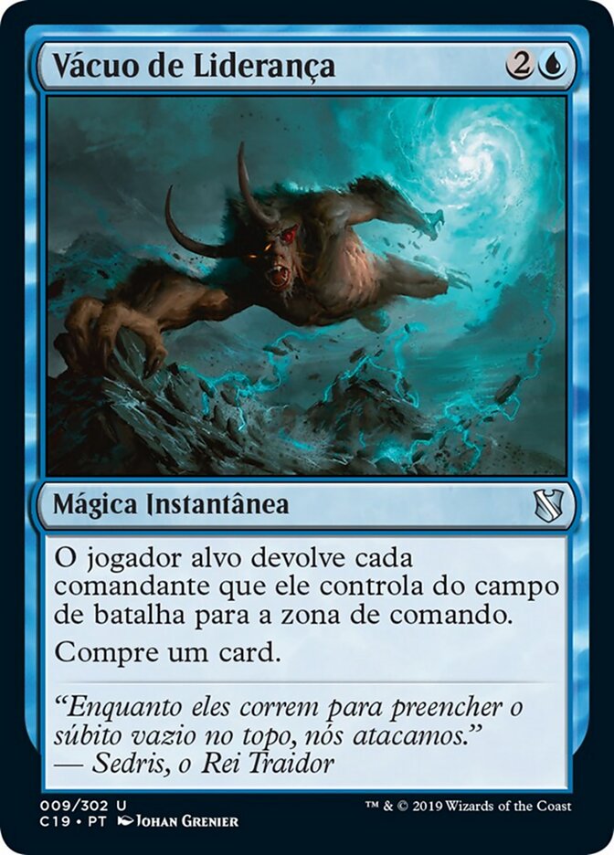 Vácuo de Liderança - Commander 2019