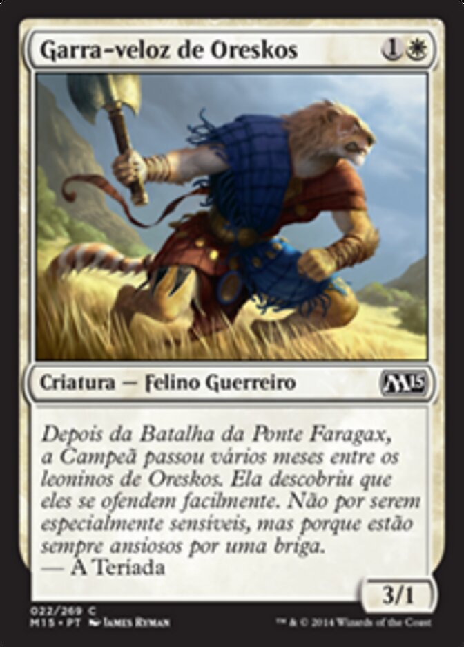 Garra-veloz de Oreskos - Magic 2015