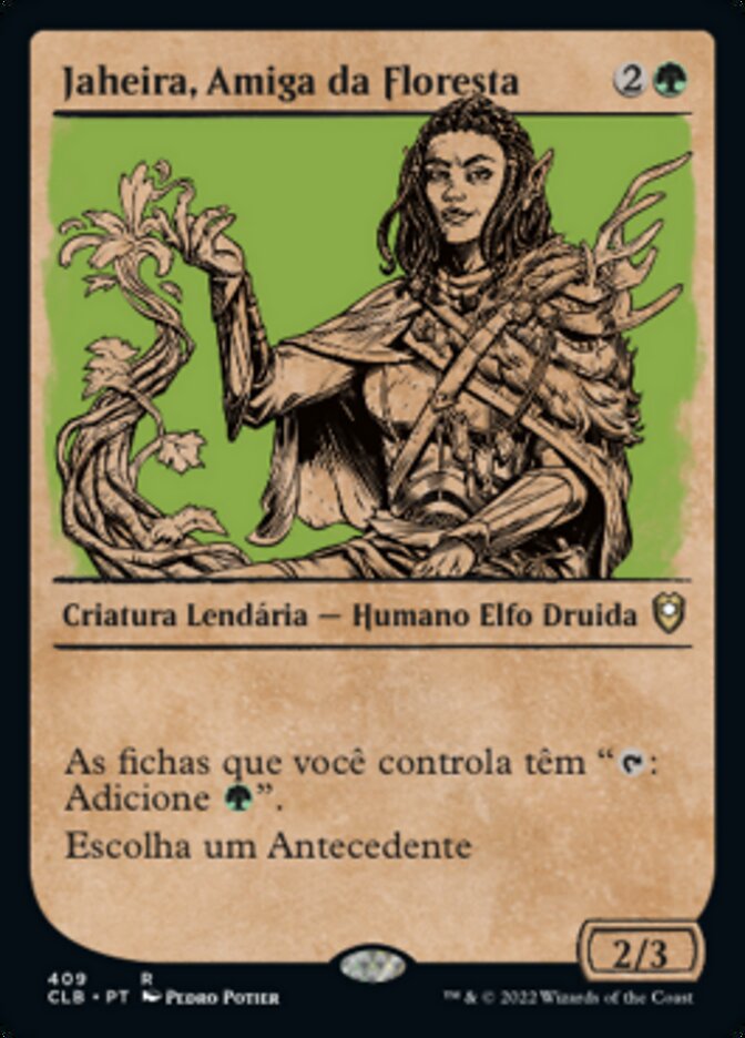 Jaheira, Amiga da Floresta - Commander Legends: Battle for Baldur's Gate
