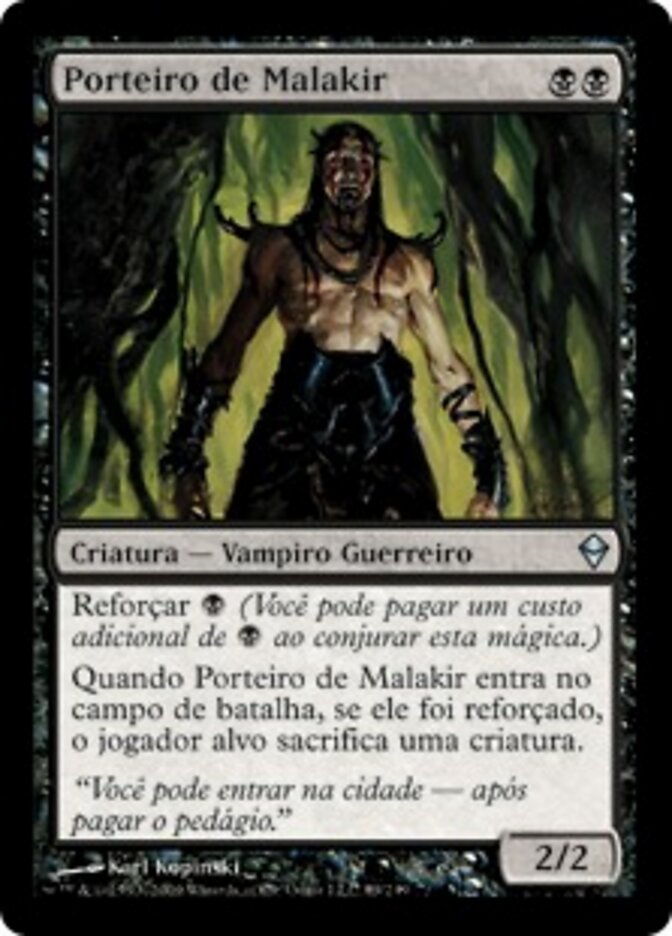 Porteiro de Malakir - Zendikar