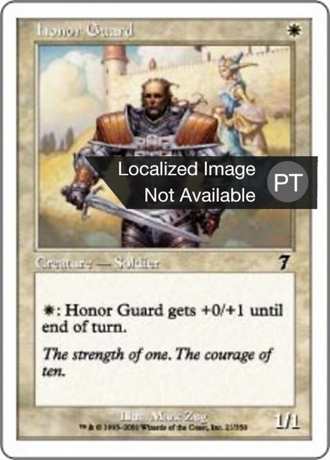 Guarda de Honra - Seventh Edition