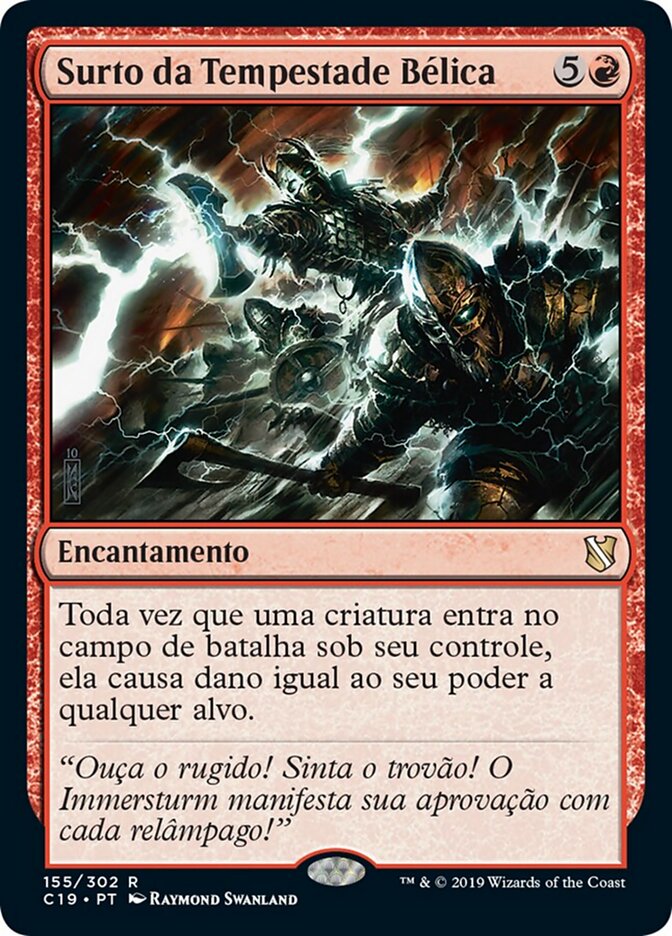 Surto da Tempestade Bélica - Commander 2019