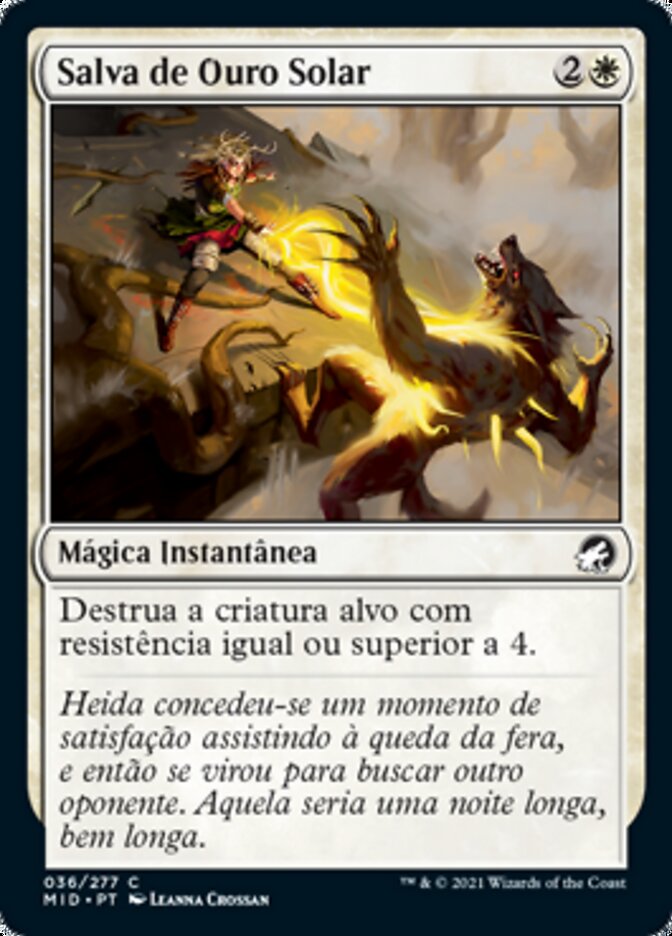 Salva de Ouro Solar - Innistrad: Midnight Hunt