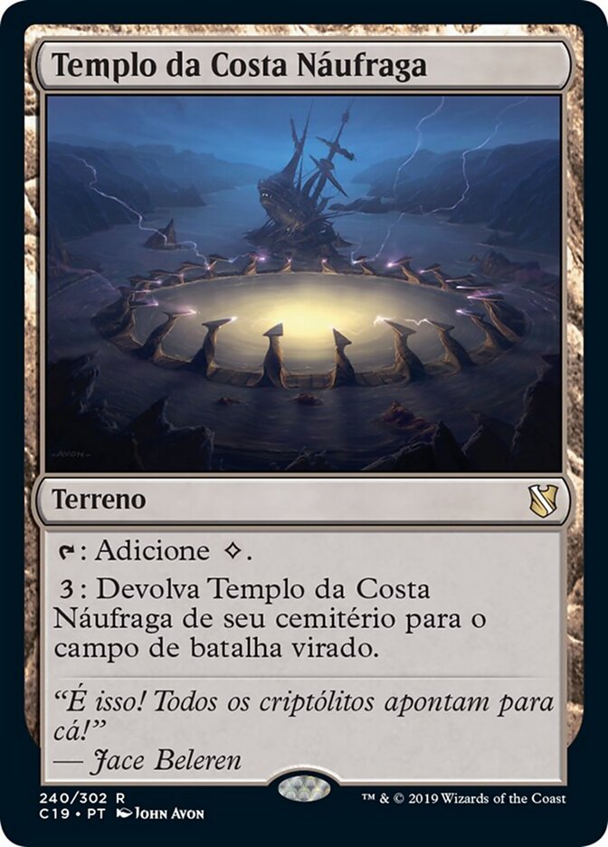 Templo da Costa Náufraga - Commander 2019