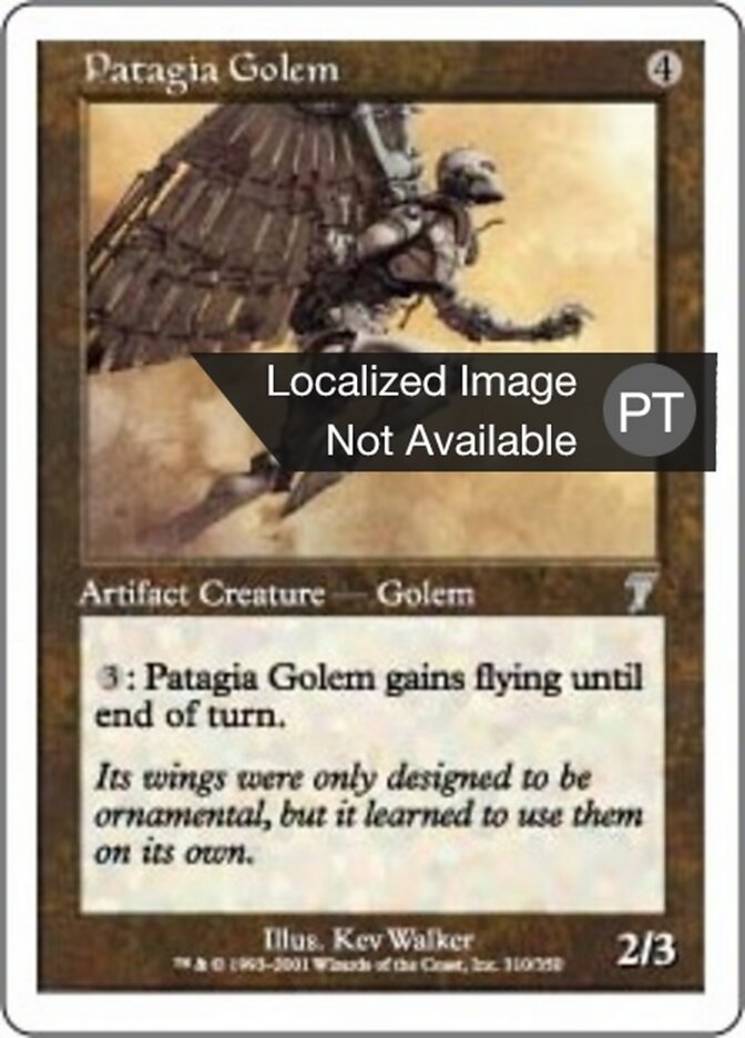 Golem com Patágio - Seventh Edition