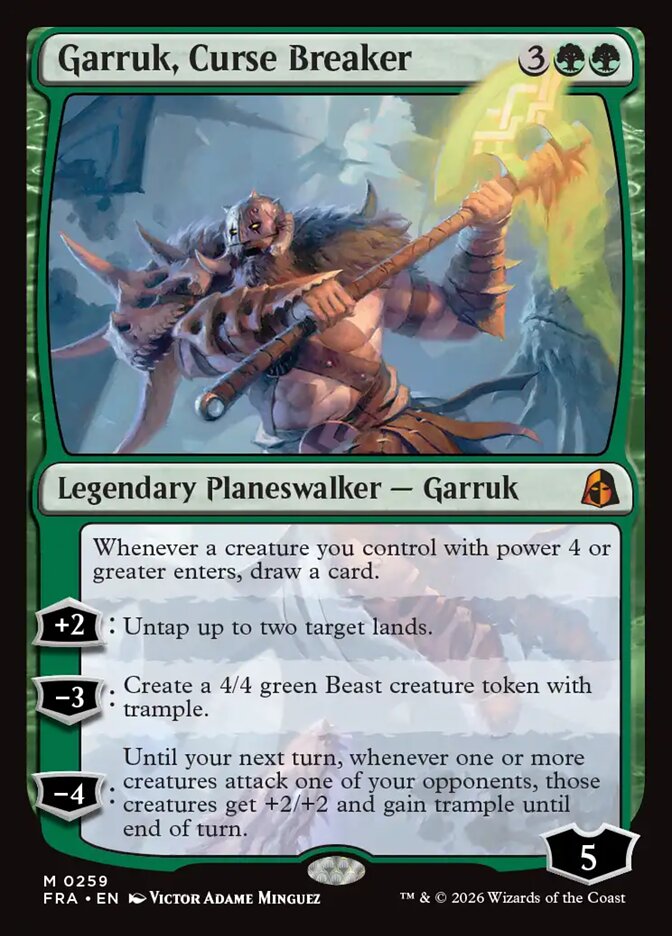 Garruk, Curse Breaker, Reality Fracture (Divulgação/Wizards of the Coast)