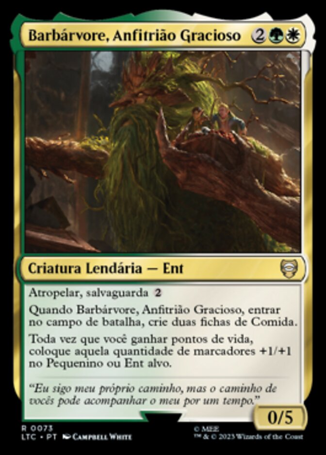 Barbárvore, Anfitrião Gracioso - Tales of Middle-earth Commander