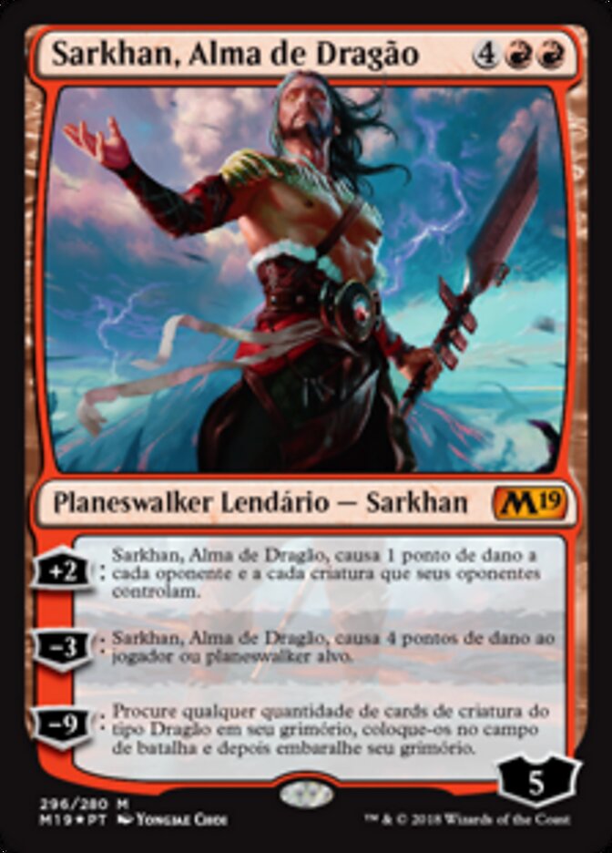Sarkhan, Alma de Dragão - Core Set 2019