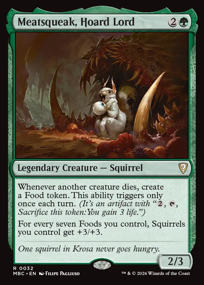 Meatsqueak, Hoard Lord - Mystery Booster Commander Edition