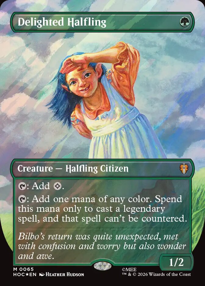 Delighted Halfling - The Hobbit Eternal