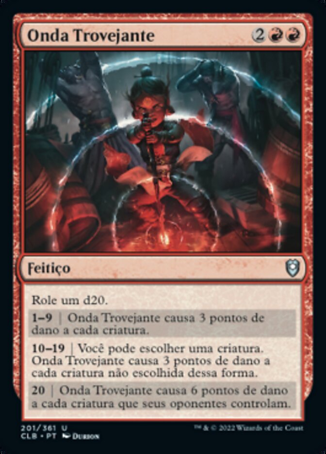 Onda Trovejante - Commander Legends: Battle for Baldur's Gate