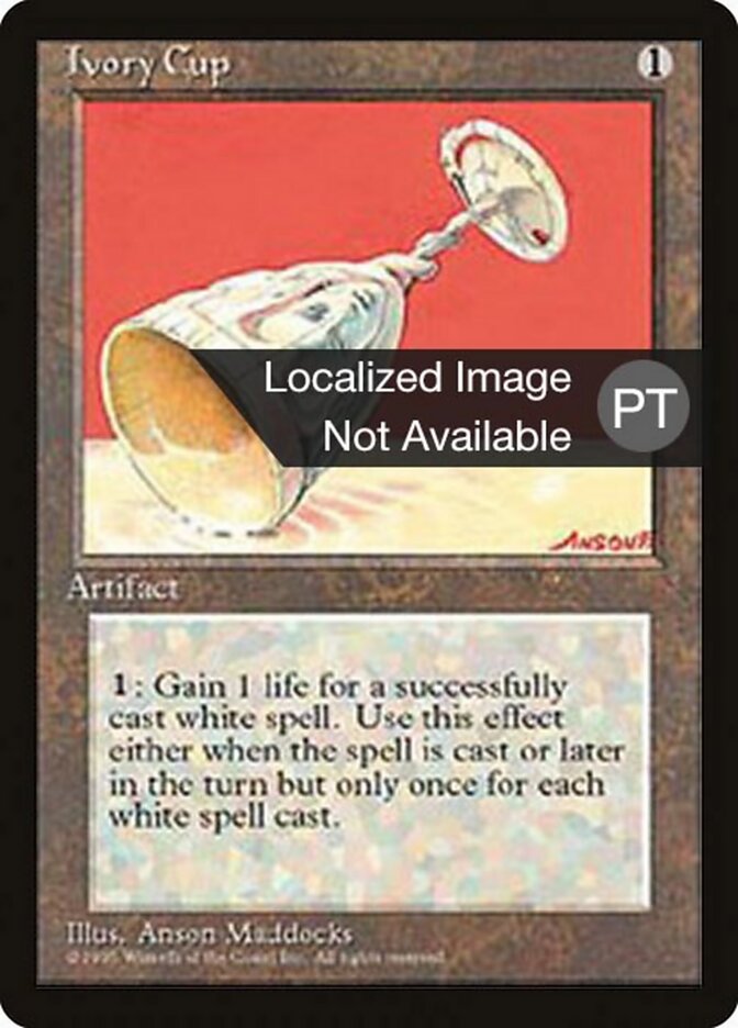 Cálice de Marfim - Fourth Edition Foreign Black Border