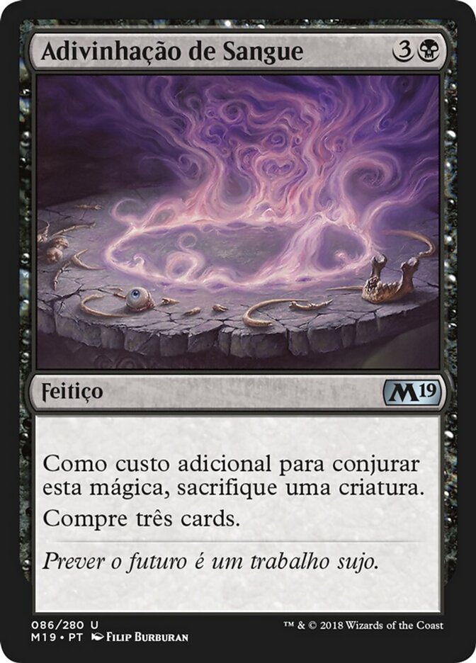 Adivinhação de Sangue - Core Set 2019