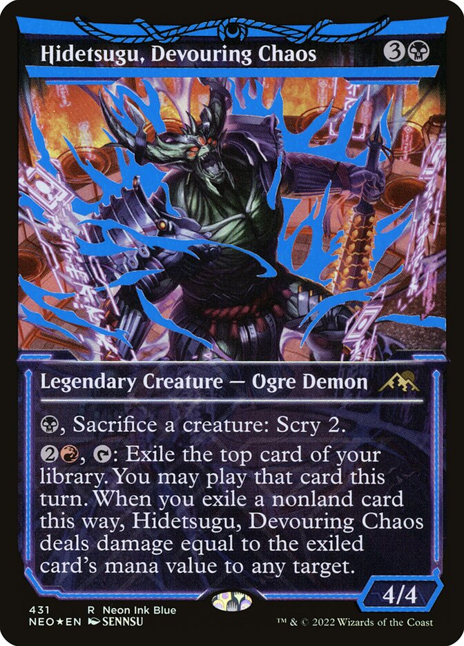 Hidetsugu, Devouring Chaos - Kamigawa: Neon Dynasty