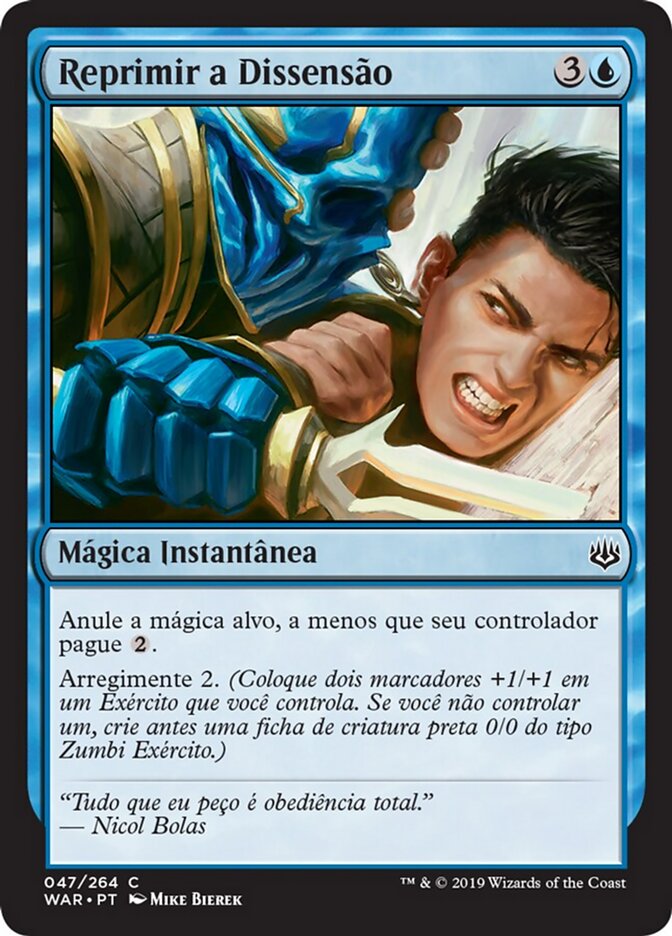 Reprimir a Dissensão - War of the Spark