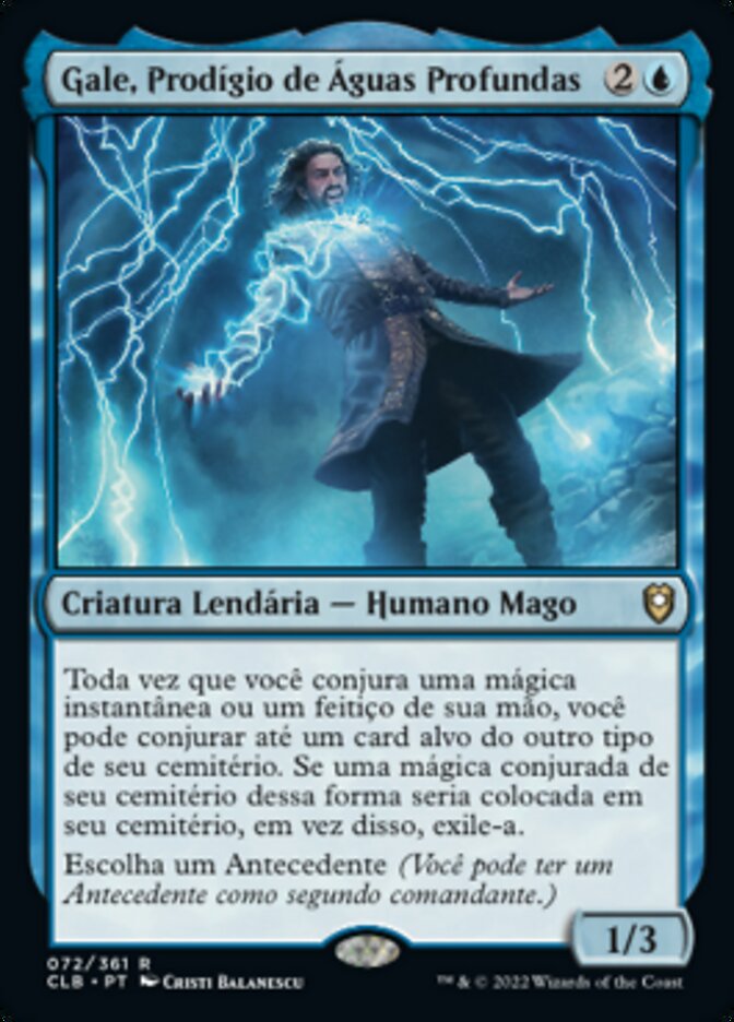 Gale, Prodígio de Águas Profundas - Commander Legends: Battle for Baldur's Gate