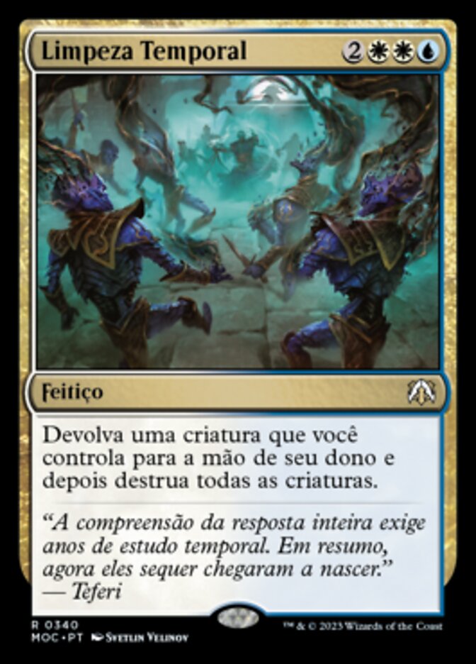 Limpeza Temporal - March of the Machine Commander