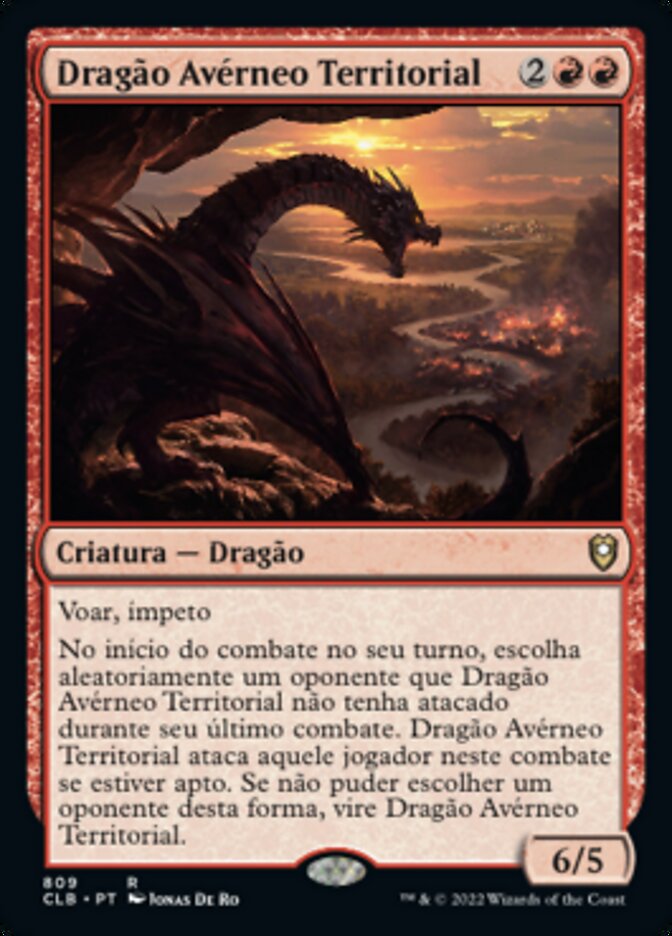 Dragão Avérneo Territorial - Commander Legends: Battle for Baldur's Gate