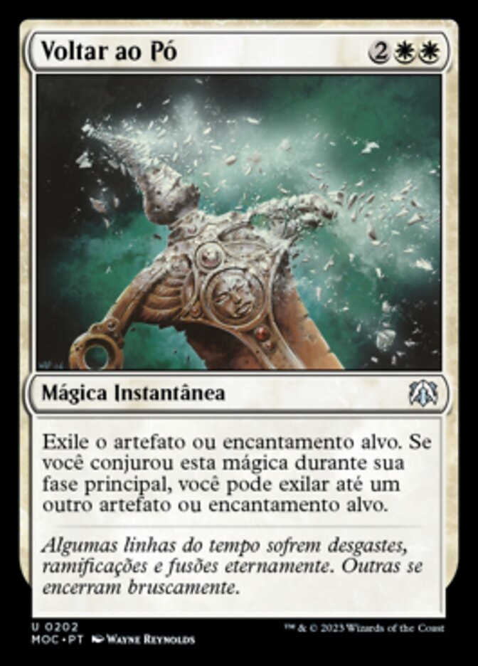Voltar ao Pó - March of the Machine Commander