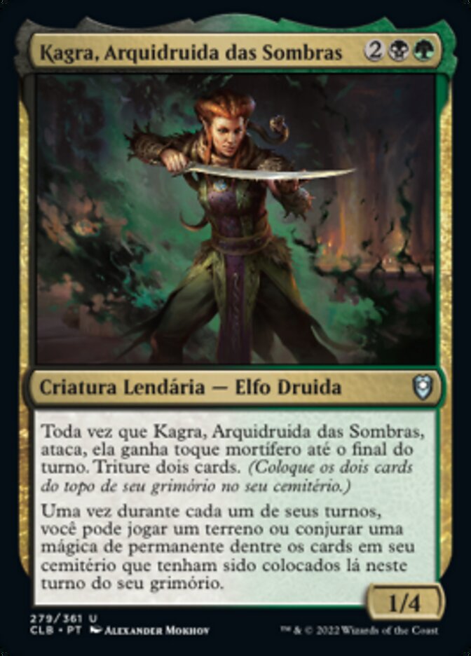 Kagra, Arquidruida das Sombras - Commander Legends: Battle for Baldur's Gate