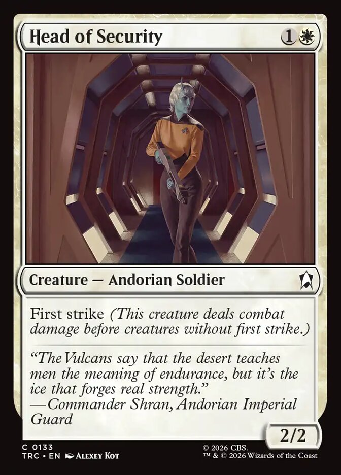 Head of Security - Star Trek Commander