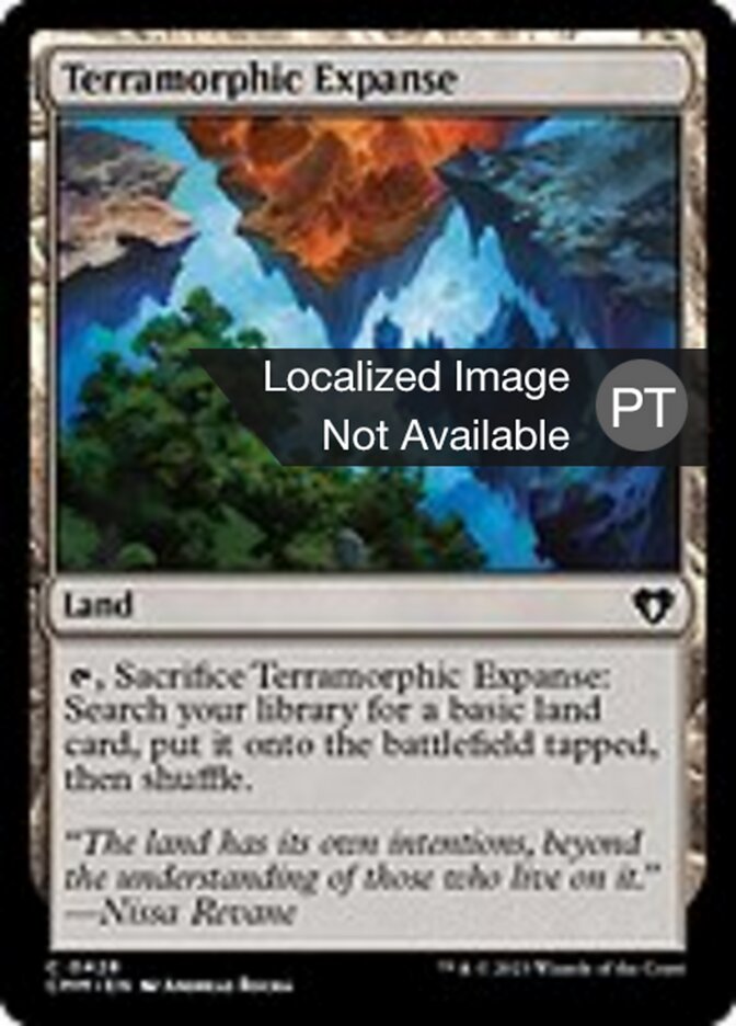 Vastidão Morfoterrena - Commander Masters