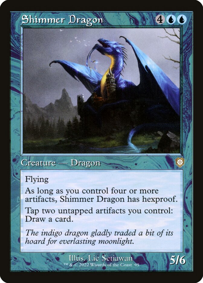 Shimmer Dragon - The Brothers' War Commander