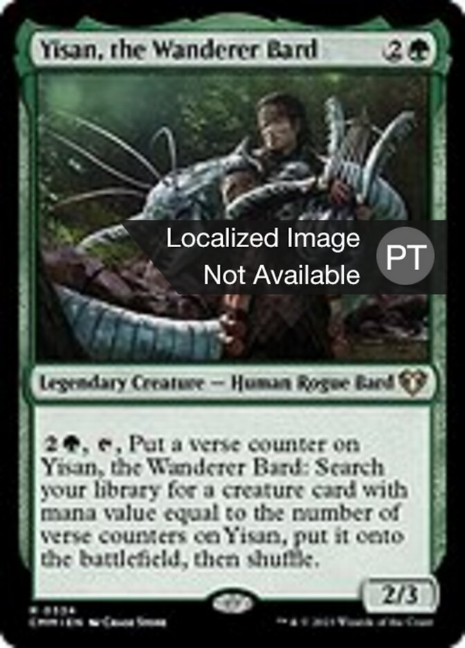 Yisan, o Bardo Andarilho - Commander Masters