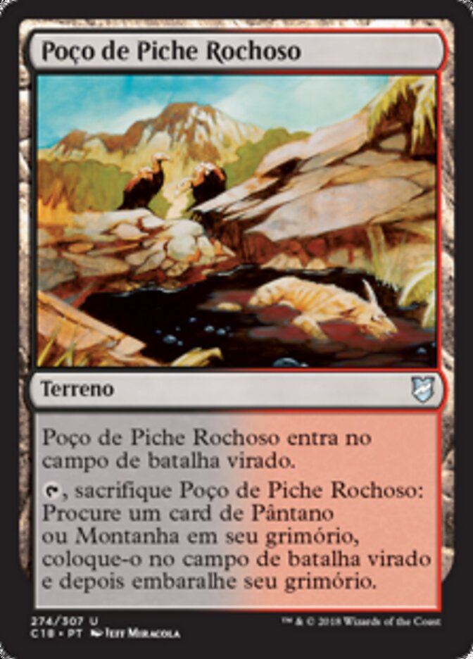 Poço de Piche Rochoso - Commander 2018