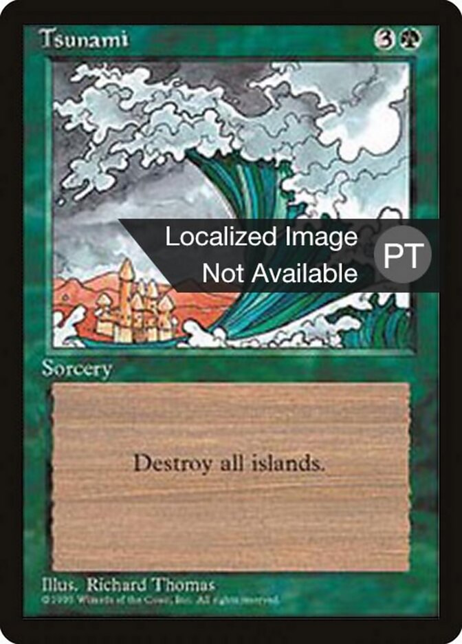 Tsunami - Fourth Edition Foreign Black Border
