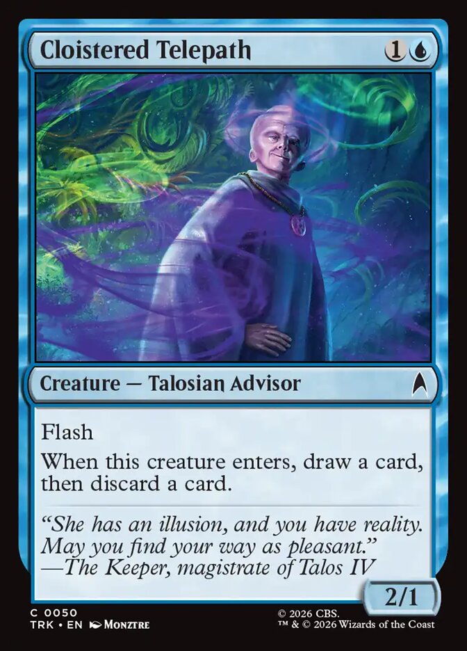 Cloistered Telepath - Star Trek