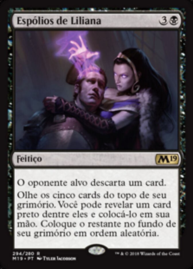 Espólios de Liliana - Core Set 2019