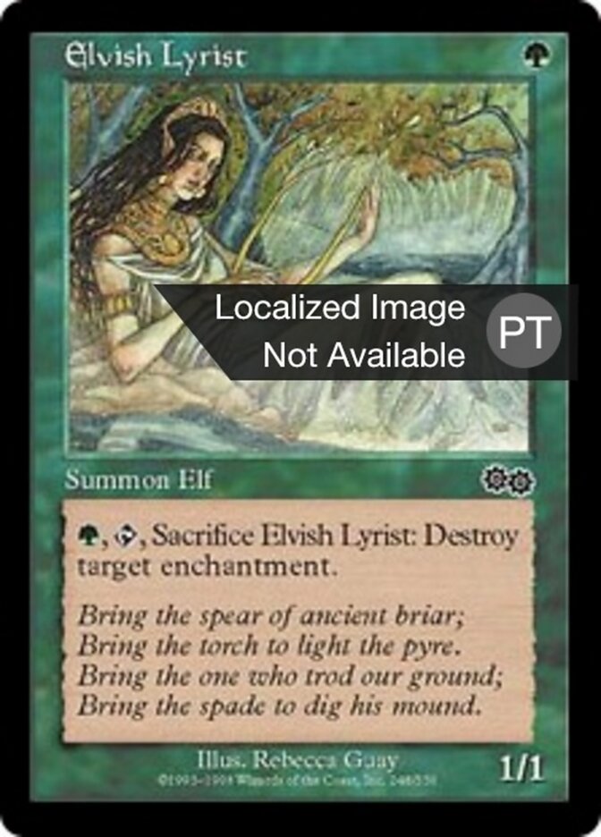 Elfo Lirista - Urza's Saga