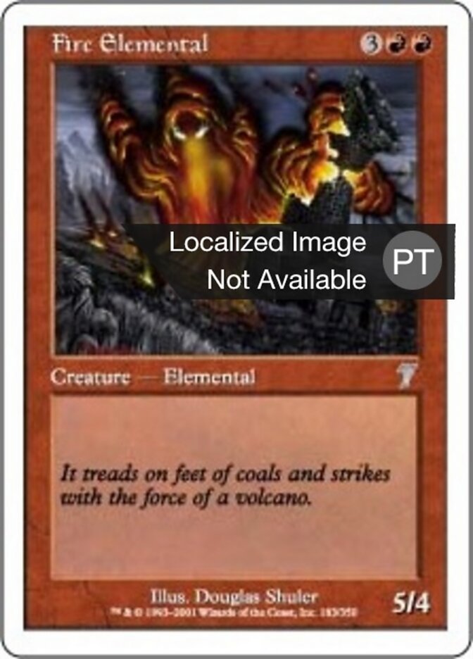 Elemental do Fogo - Seventh Edition