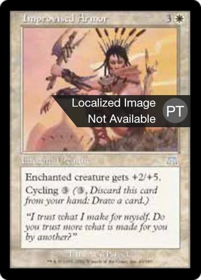 Armadura Improvisada - Onslaught