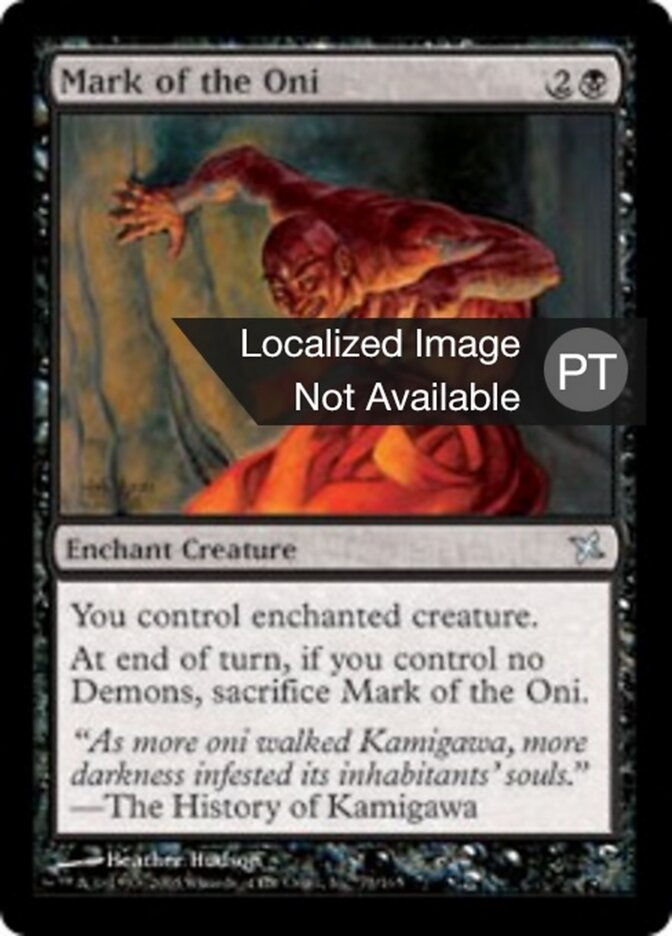 Marca dos Onis - Betrayers of Kamigawa