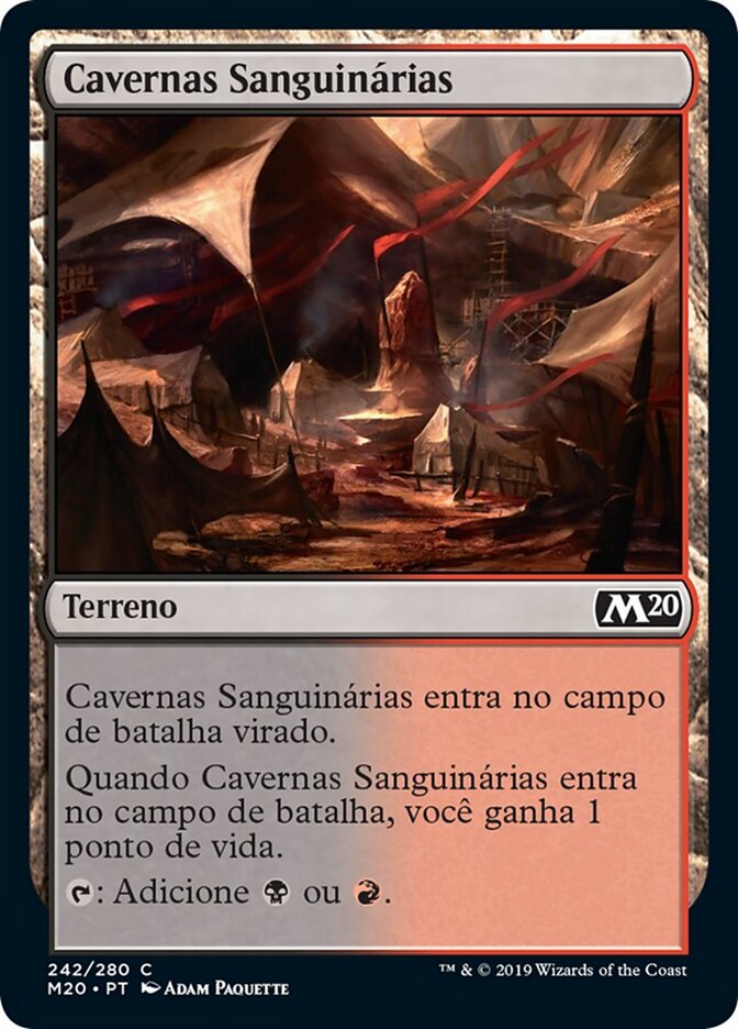 Cavernas Sanguinárias - Core Set 2020