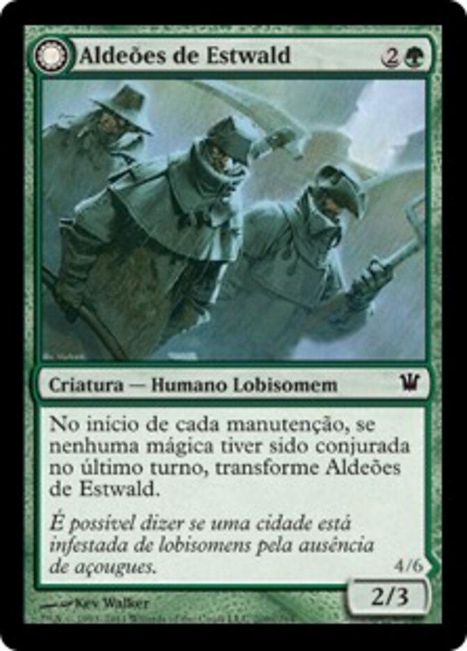 Villagers of Estwald // Howlpack of Estwald - Innistrad