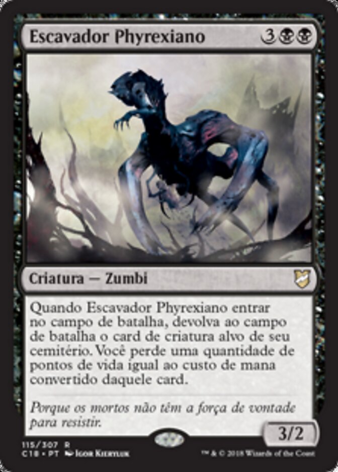 Escavador Phyrexiano - Commander 2018