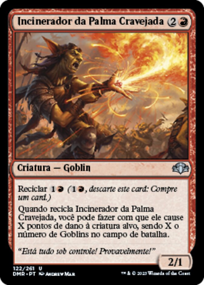 Incinerador da Palma Cravejada - Dominaria Remastered