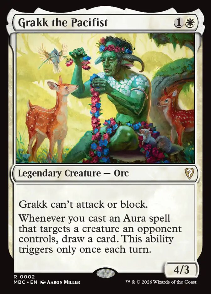 Grakk the Pacifist - Mystery Booster Commander Edition