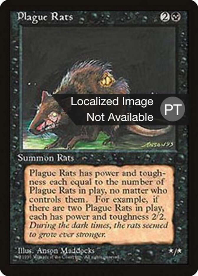 Ratos Pestilentos - Fourth Edition Foreign Black Border