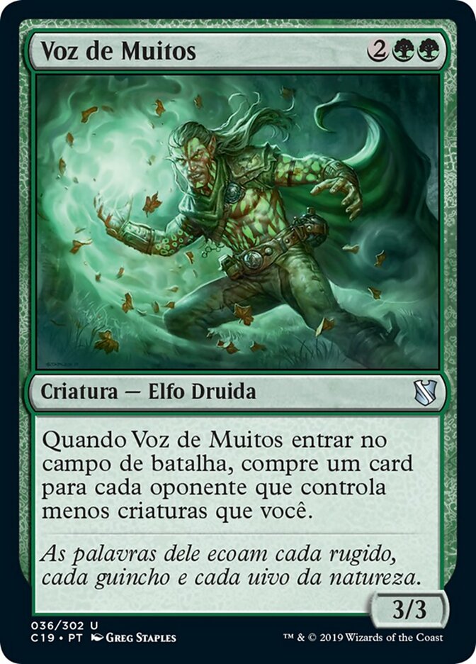 Voz de Muitos - Commander 2019