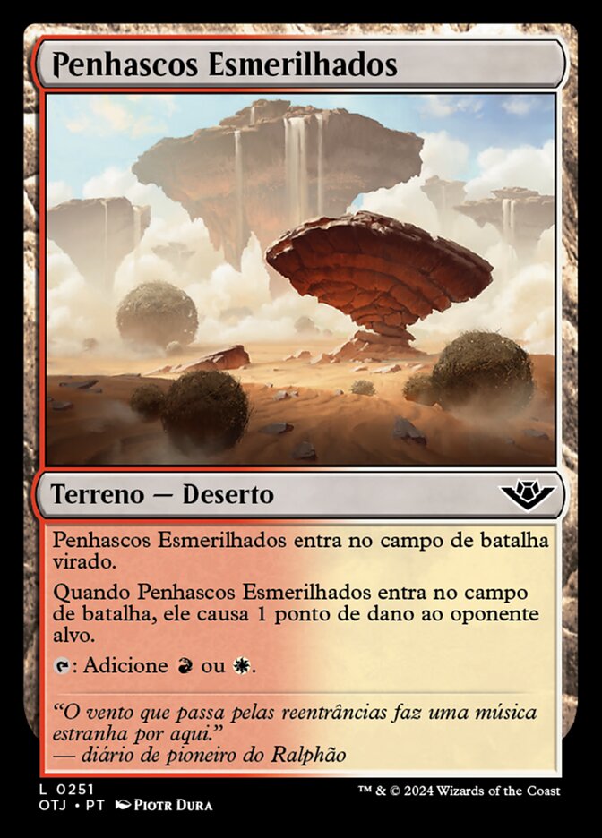 Penhascos Esmerilhados - Outlaws of Thunder Junction