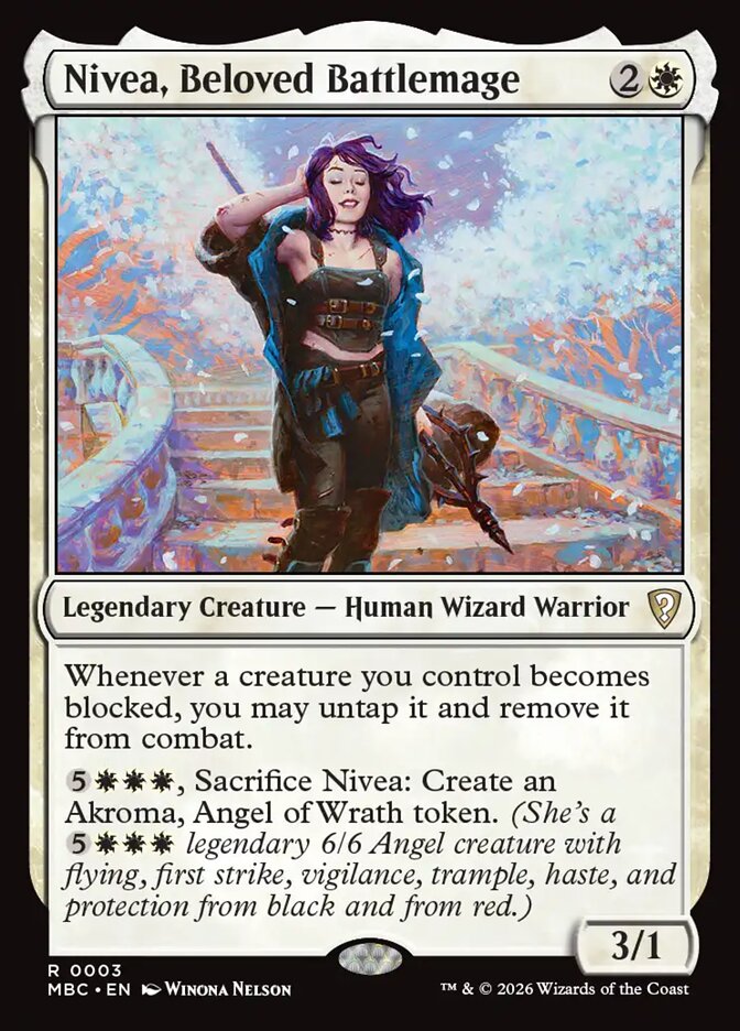 Nivea, Beloved Battlemage - Mystery Booster Commander Edition