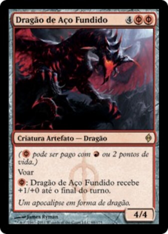 Dragão de Aço Fundido - New Phyrexia