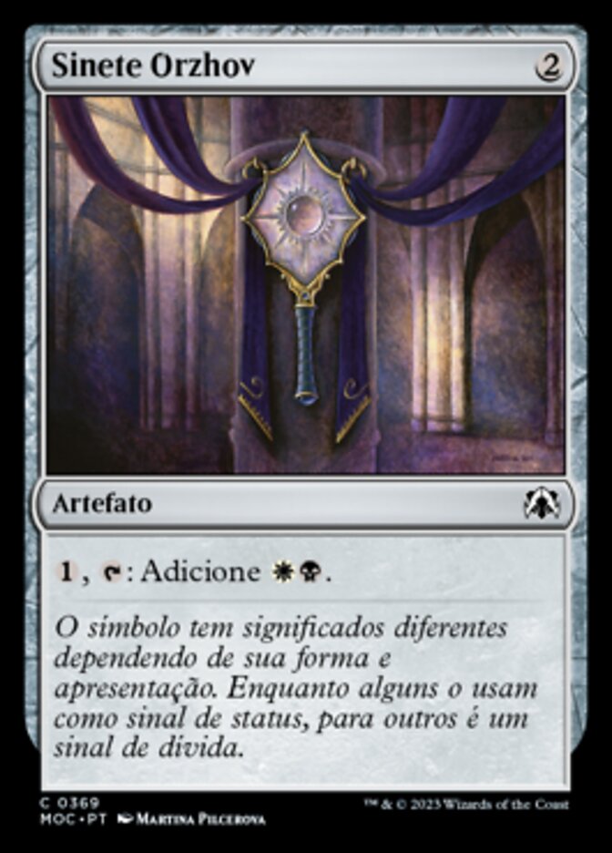 Sinete Orzhov - March of the Machine Commander