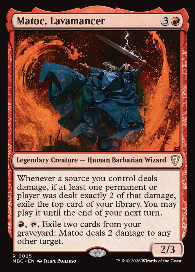 Matoc, Lavamancer - Mystery Booster Commander Edition