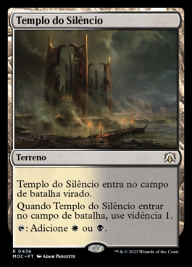Templo do Silêncio - March of the Machine Commander
