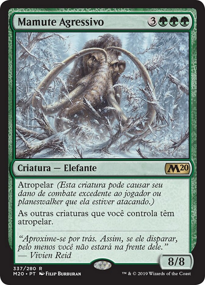 Mamute Agressivo - Core Set 2020